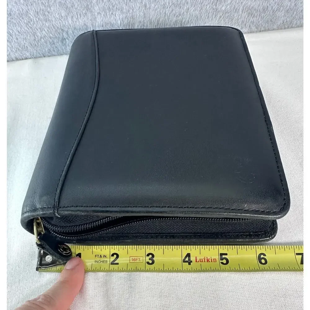 VTG Franklin Covey Black Leather Classic sz 8